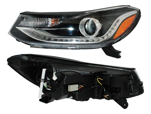 1- Faro Denlantero Izquierdo C/leds Trax 2017/2020 Tyc