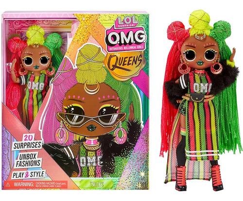 Lol Surprise Omg Queens Sways Fashion Doll Con 20 Sorpresas 