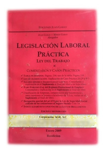 Legislación Laboral Práctica Ley Del Trabajo Lottt Comentada