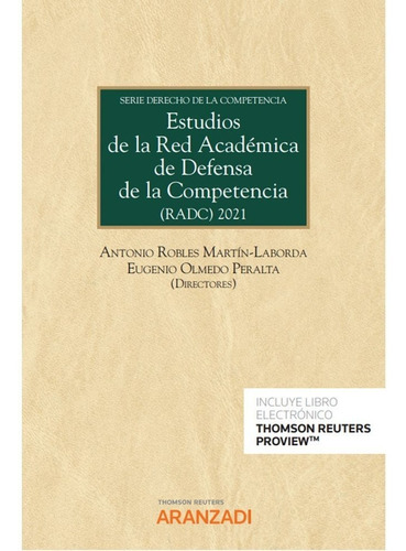Libro Estudios De La Red Academica De Defensa De La Compe...