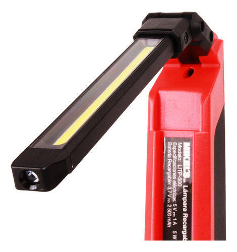 Lámpara Led 5w Recargable Multifunción