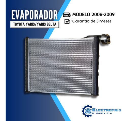 Evaprador Toyota Yaris 2007/2010