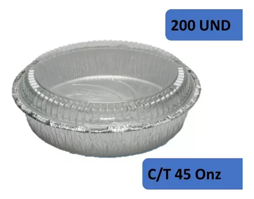 Envase Aluminio Redonda R10 | Envases Desechables | Frutaplas