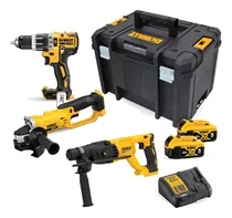 Comprar Taladro Perc 1\u002F2  + Amoladora 4 1\u002F2  20v 2 Bat + Tstak + Rot