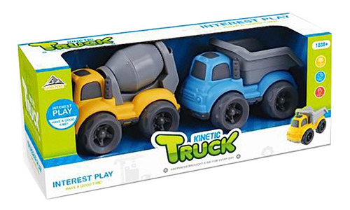 Set Camion Friccion +18m Bebe Infantil Construccion Chicos