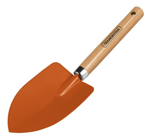 Pazinha Larga Para Jardinagem Com Cabo De Madeira 77907/001