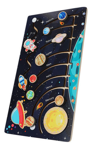 X Rompecabezas De Inteligencia Para Niños De Nueve Planetas