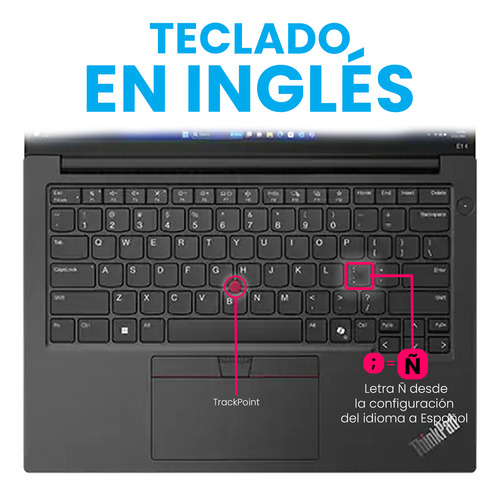 Laptop Lenovo Thinkpad Ryzen 7 S4 16gb Ram 1tb Ssd Negro (Reacondicionado)