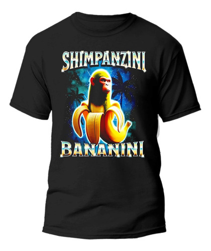 Playera, Brainrot Italiano Shimpanzini Bananini