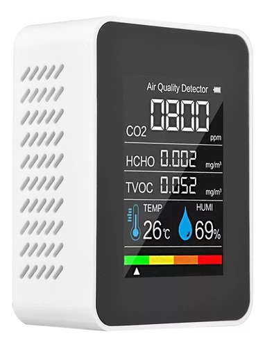 Monitor Portátil De Qualidade Do Ar, Detector De Co2 Para I