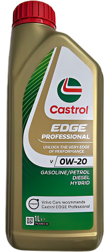 Kit 4 L Óleo Motor Castrol Edge Prof, V 0w-20 4 Lts C5 Volvo