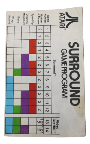Surround - Atari 2600 (Usado)