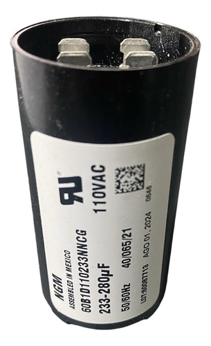 Capacitor Arranque 233-280 Mfd 110v B-1 Motor Electrico 100p