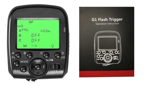 Controlador Disparador Triopo G1 Para Flash Ttl