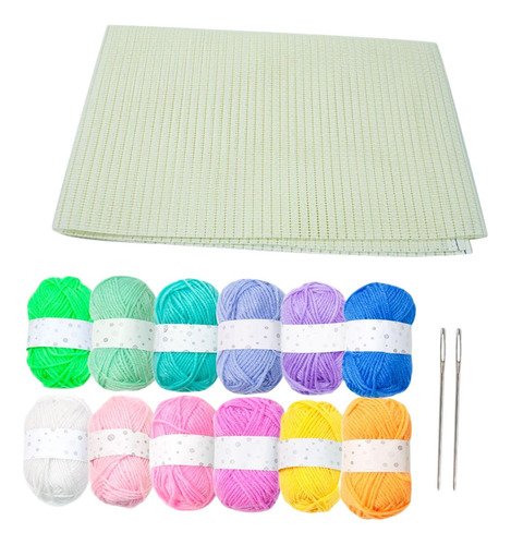 Kit De Iniciación De Hilo De Ganchillo, Juego De 12 Rollos.