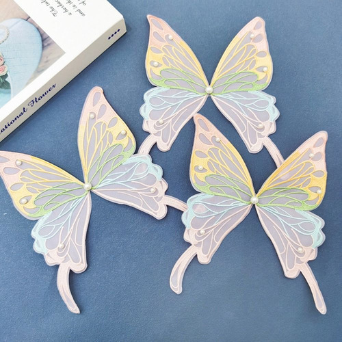 Apliques Bordados Com Borboletas Diy E Apliques