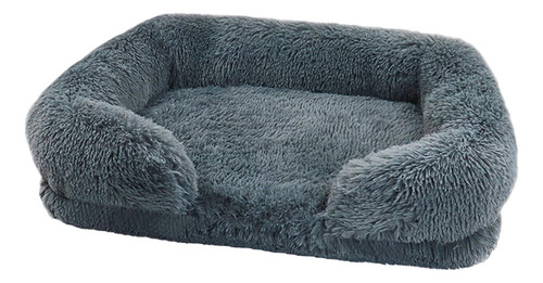 Cama Cálida Para Mascotas, Otoño E Sg Gris Oscuro