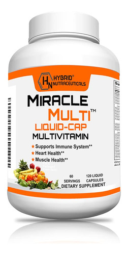 Miraclemulti Capsulas Multivitaminicas Liquidas Para Hombres