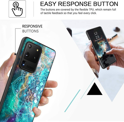 Bentoben Funda Samsung Galaxy S20 Ultra, Slim Fit, Respla...