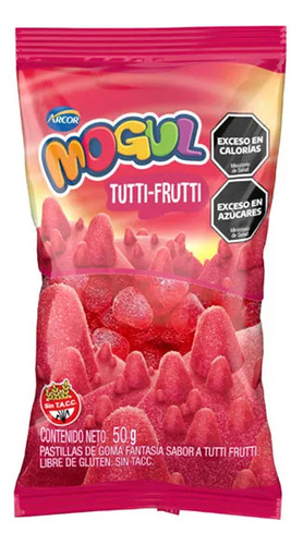 Mogul Tutti Frutti 10u X 50g - Arcor Oficial