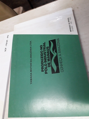Manual Do Proprietario Yamaha Virago 535 Original (Usado)