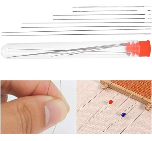 Set De Agujas Para Manualidades Abalorios Alfiler Ropa Hilo