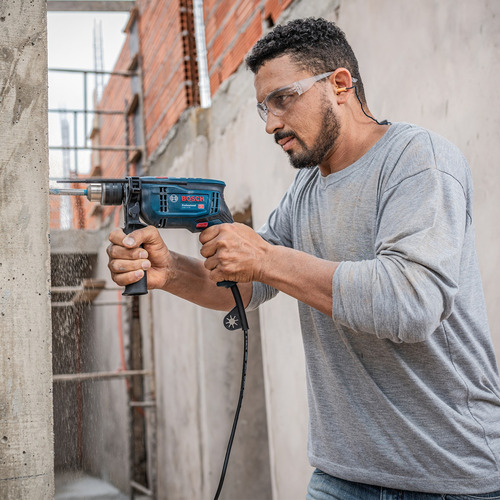 Taladro Percutor Eléctrico De 13mm Bosch Gsb 13 Re + 23 Acc.