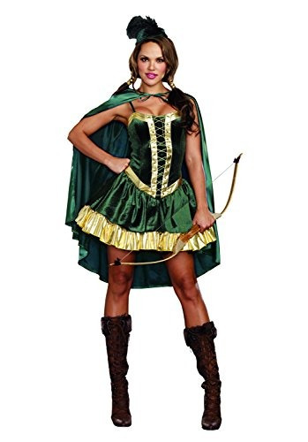 Traje De Cuento De Hadas Robin Hood Para Mujer Dreamgirl,