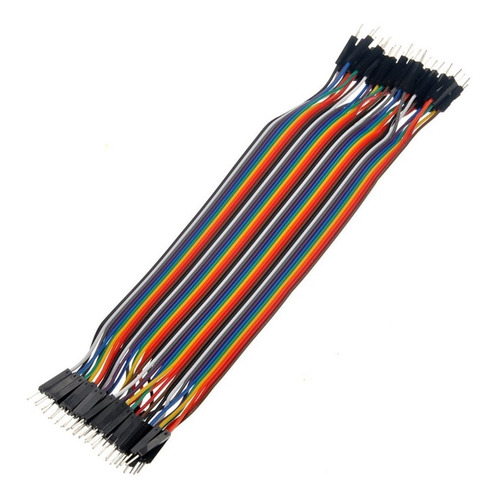 Cable Jumpers Dupont H-h, M-m, H-m 20cm 40pzas Arduino