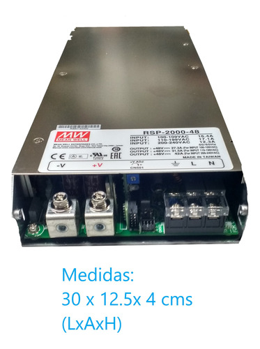 Mean Well Rsp 2000 W 48 Volts Fuente De Poder Multi Voltaje