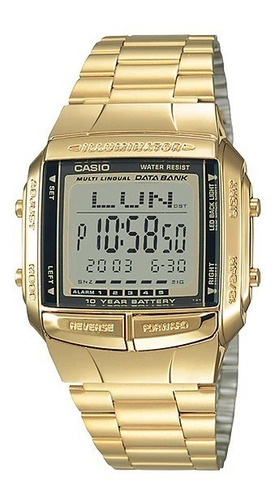 Casio Retro Db-360g Dorado Unisex Original Garantizado