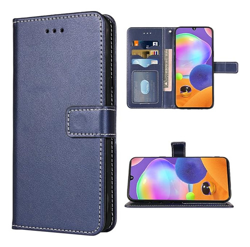 Compatible Con Galaxy A31 Funda Tipo Cartera Con Correa Para