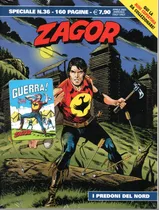 Comprar Zagor Speciale N° 36 - I Predoni Del Nord - Com Minicapa Guerra! - Em Italiano - Sergio Bonelli Editore - Capa Mole - 2023 - Bonellihq Cx107 E23
