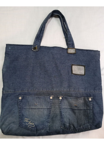 Bolso De Jeans Azul Reciclado 