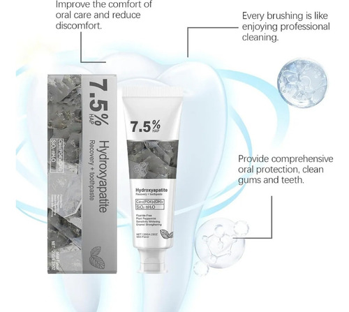 Pasta De Dientes Con Hidroxiapatita Ceelike, Protección 2pcs
