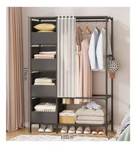Comprar Perchero Colgador Organizador Estante Ropa F47 Negro