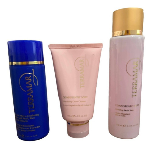 Limpieza Facial Terramar Piel Seca Gel Tonico Microexfoliant