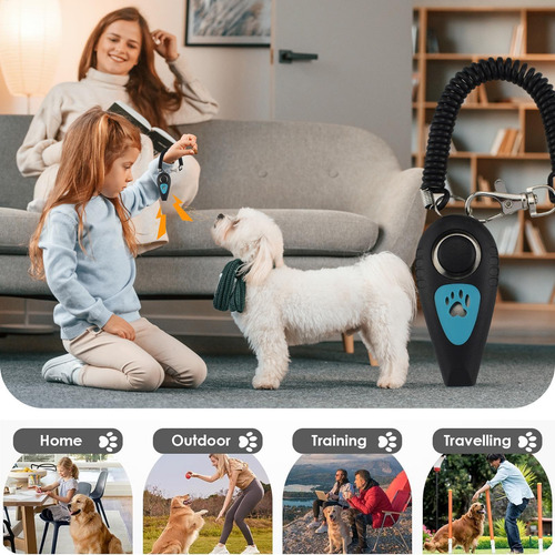Clicker De Entrenamiento 2 En 1 Para Perros Y Aves