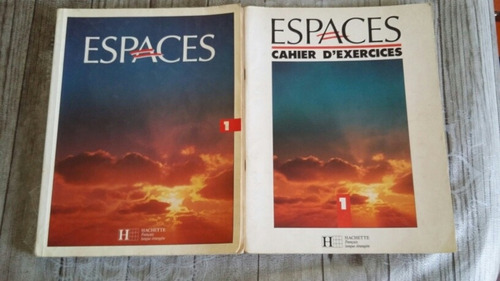 Espaces 1. Libro De Frances+ Cahier D'exercices+ 2 Cassettes