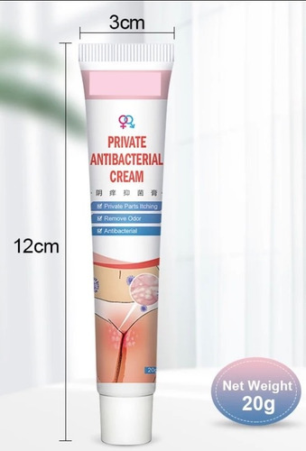 Creme Anti Bacteriano Coceira Região Íntima Homens Mulheres