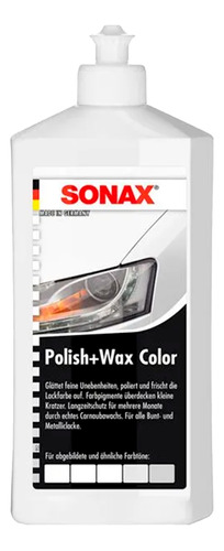Cera Para Auto Blanco Polish Wax Sonax 