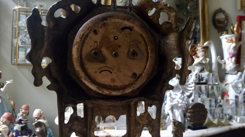 Vendo Reloj Antiguo De Bronce Funciona Perfecto De Cuerda