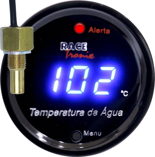 Medidor Temperatura Água Digital Painel Led Gol Carro Sensor