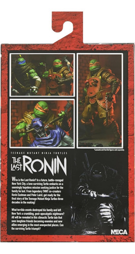 Boneco de ação Michelangelo The Last Ronin Neca de 18 cm