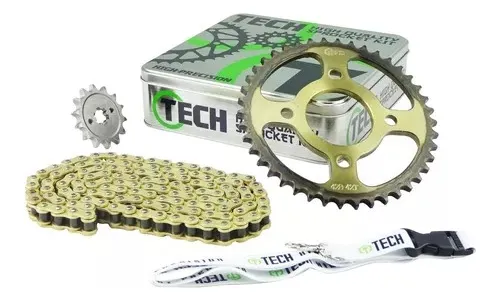 comprar Kit Transmision Tech Bajaj Boxer Bm 150 42-14 Dorada Fas