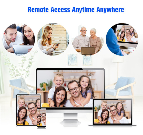 Imagen 6 de 9 de 4ch 1080p Hd Wifi Nvr Kit Con 4 Unids 1080p 2.0mp Inalámbric