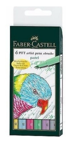 Marcadores Faber Pitt Artist Pen Brush Tonos Pastel
