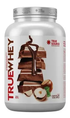 True Whey Isolado E Hidrolisado 837g Chocolate C/ Avelã - True Source