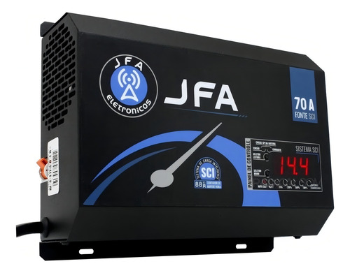 Fonte Automotiva Jfa 70a Amperes Com Bivolt Automático