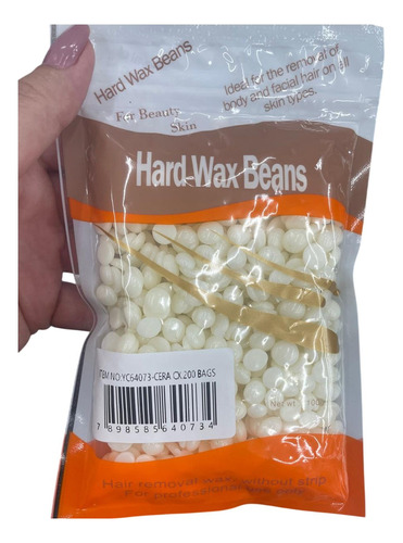 02 Saco Cera Depilatória Elastica Grãos Tipo Feijão Natural